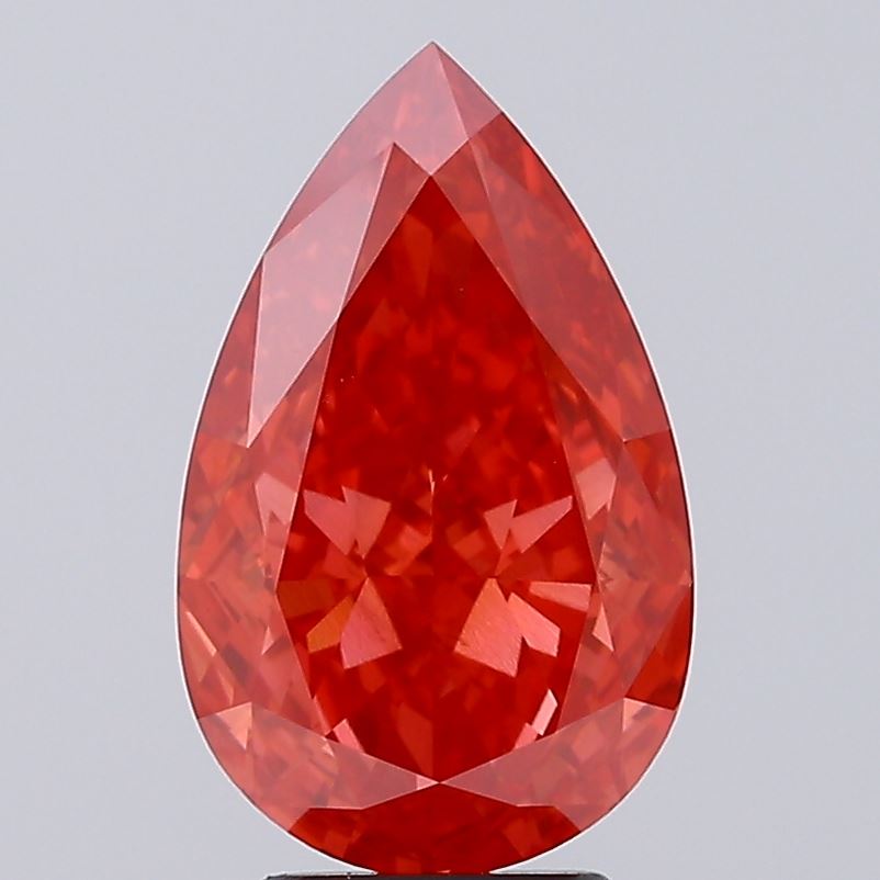 3.75 Carat Pear Shaped, Ideal Cut, VS1 Clarity, IGI Certified Lab Grown Diamond
