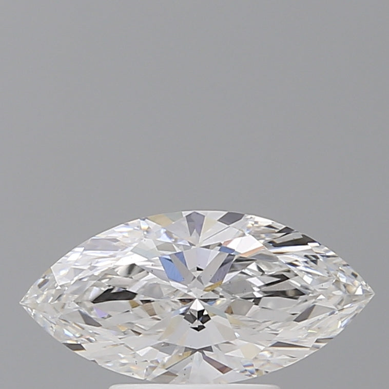 1.55 Carat Marquise Shaped, Ideal Cut, E Color, VS2 Clarity, IGI Certified Lab Grown Diamond