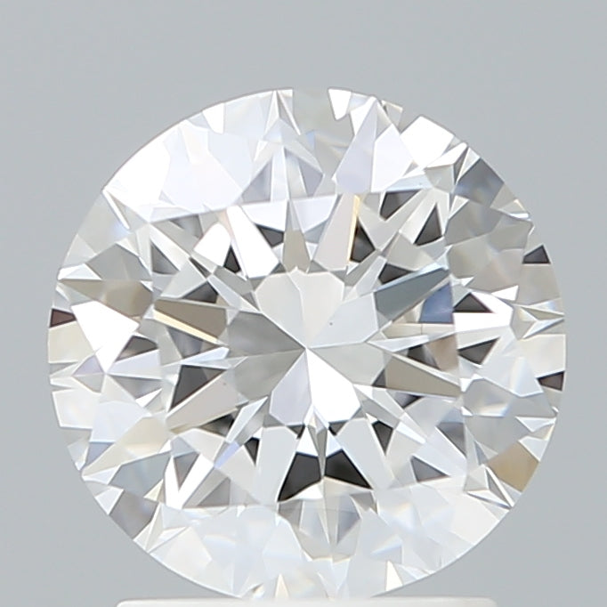 2.07 Carat Round Shaped, Excellent Cut, D Color, VVS2 Clarity, IGI Certified Lab Grown Diamond