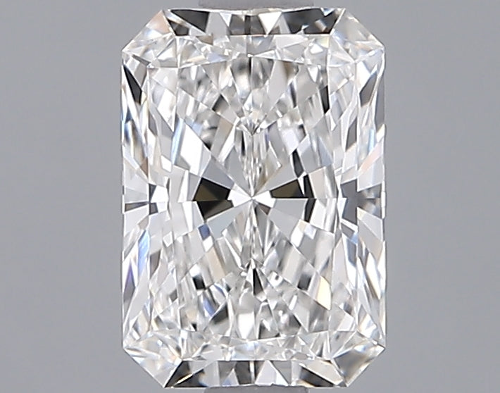1.29 Carat Radiant Shaped, Ideal Cut, F Color, VVS2 Clarity, IGI Certified Lab Grown Diamond