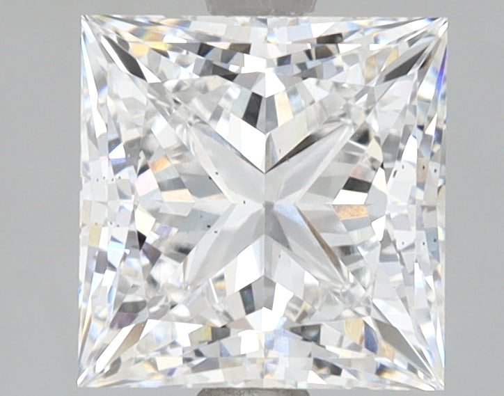 2.37 Carat Princess Shaped, Ideal Cut, E Color, VS2 Clarity, IGI Certified Lab Grown Diamond