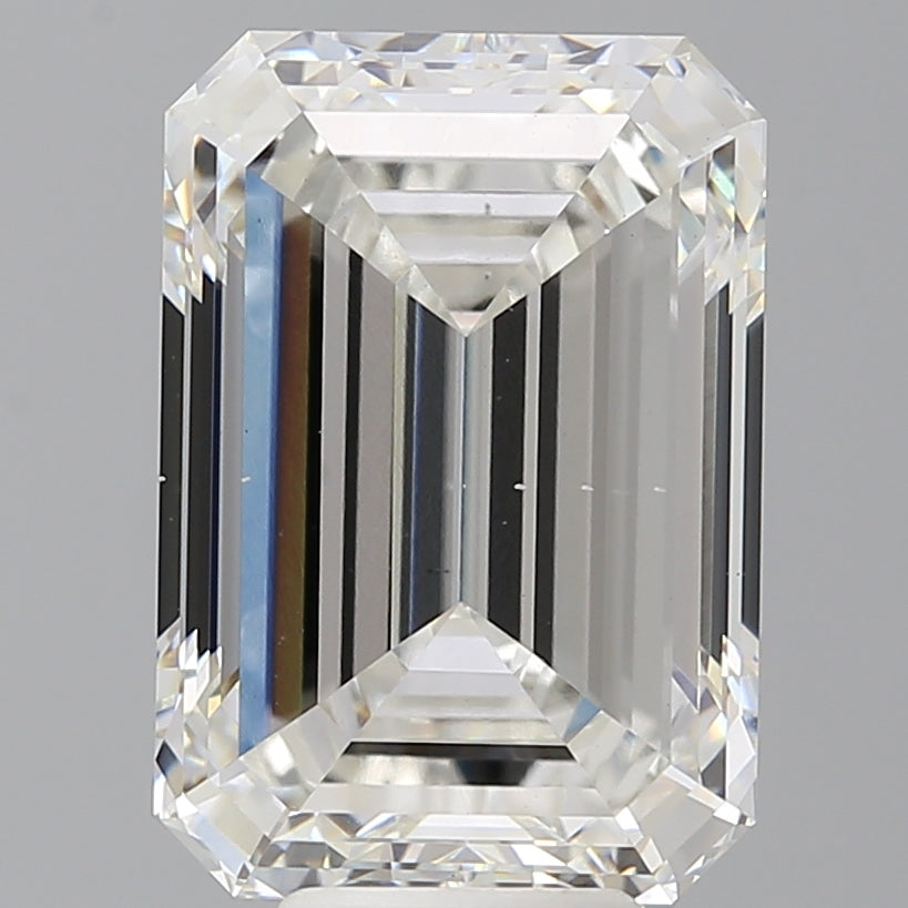 8.02 Carat Emerald Shaped, Excellent Cut, F Color, VS2 Clarity, IGI Certified Lab Grown Diamond
