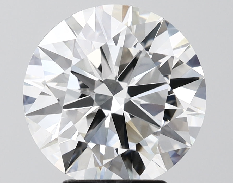 4.02 Carat Round Shaped, Excellent Cut, F Color, VVS2 Clarity, IGI Certified Lab Grown Diamond
