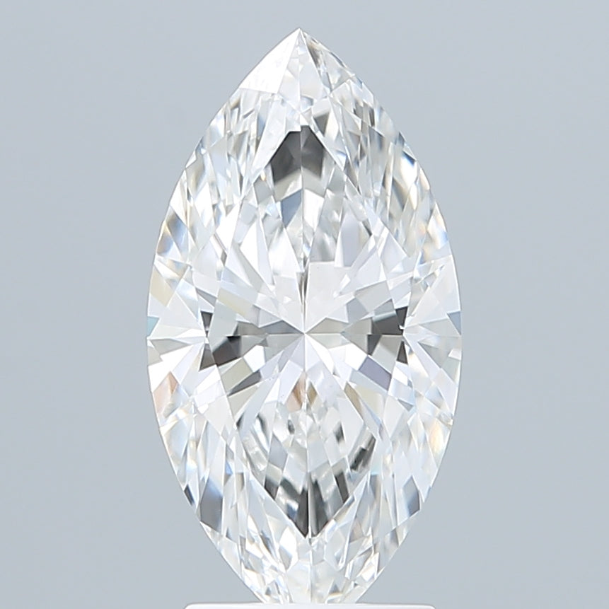 2.58 Carat Marquise Shaped, Ideal Cut, F Color, VVS2 Clarity, IGI Certified Lab Grown Diamond