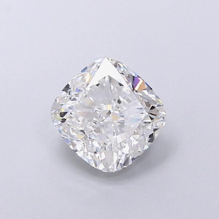2.21 Carat Cushion Shaped, Very Good Cut, D Color, VVS2 Clarity, IGI Certified Lab Grown Diamond