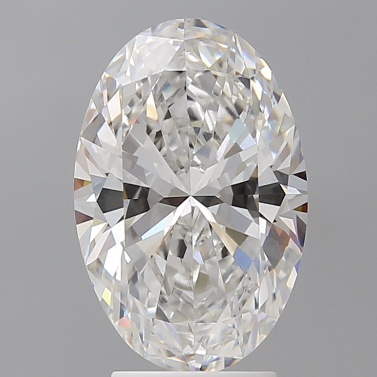 3.58 Carat Oval Shaped, Ideal Cut, E Color, VVS2 Clarity, IGI Certified Lab Grown Diamond