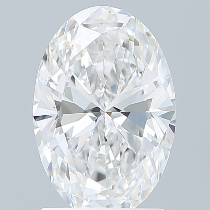 1.77 Carat Oval Shaped, Excellent Cut, D Color, VVS2 Clarity, IGI Certified Lab Grown Diamond