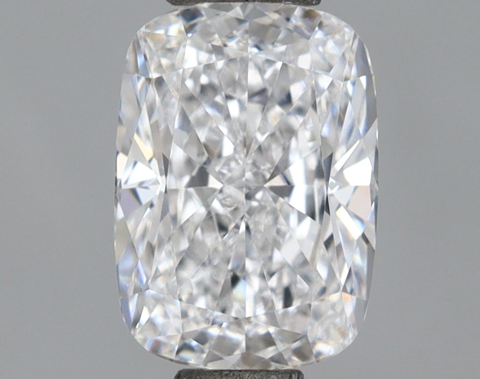 1.03 Carat Cushion Shaped, Ideal Cut, D Color, VVS2 Clarity, IGI Certified Lab Grown Diamond
