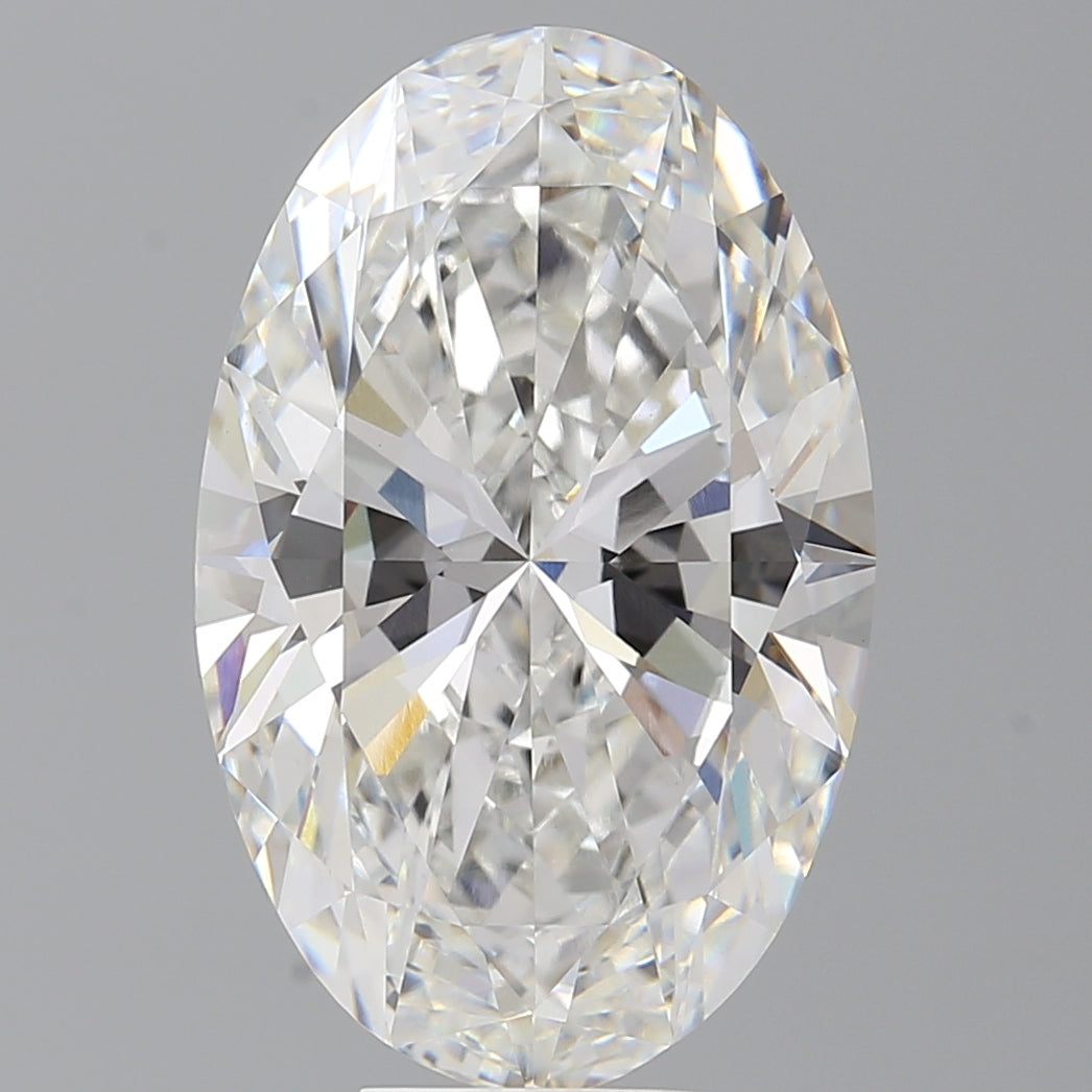 9.08 Carat Oval Shaped, Ideal Cut, E Color, VVS2 Clarity, IGI Certified Lab Grown Diamond