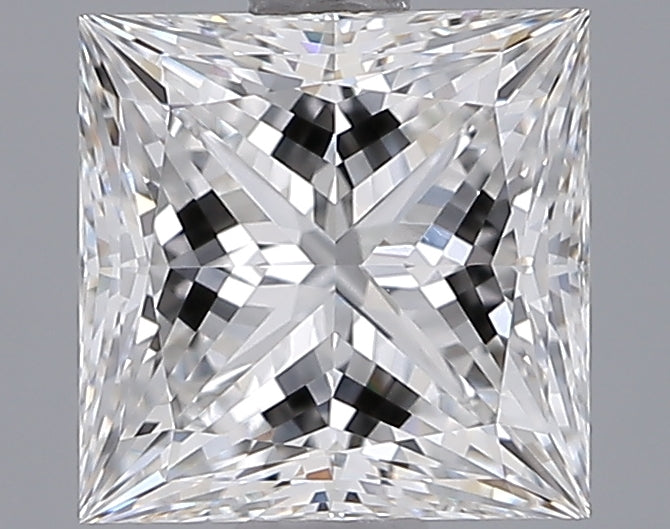 1.55 Carat Princess Shaped, Ideal Cut, E Color, VVS2 Clarity, IGI Certified Lab Grown Diamond