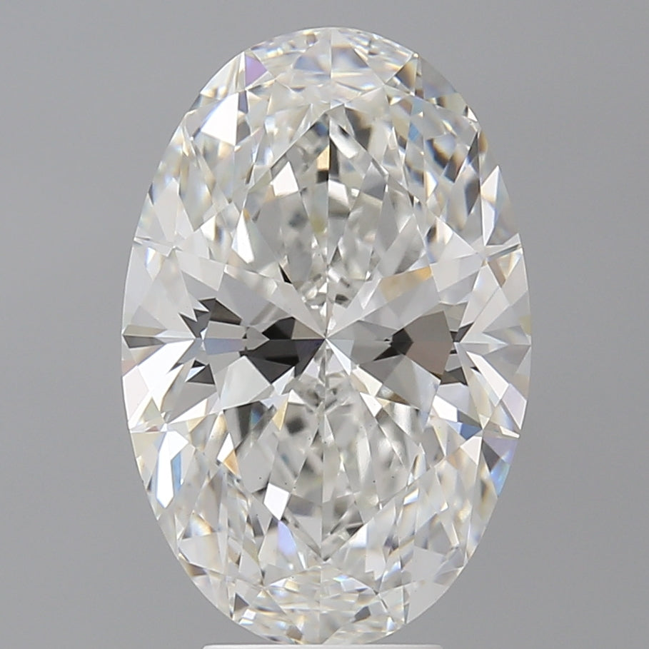 6.09 Carat Oval Shaped, Ideal Cut, F Color, VS1 Clarity, IGI Certified Lab Grown Diamond