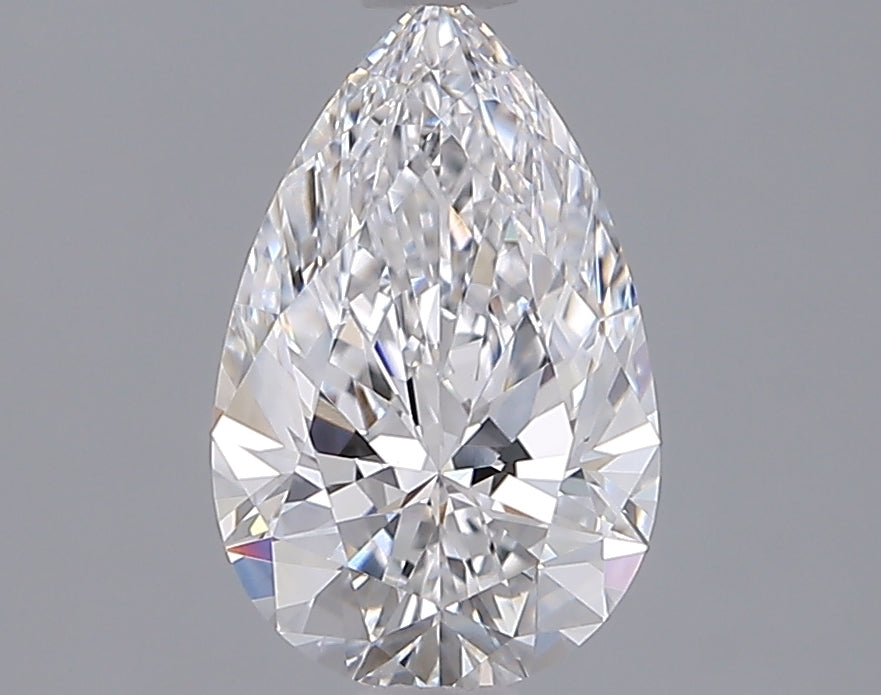 1.54 Carat Pear Shaped, Ideal Cut, D Color, VVS2 Clarity, IGI Certified Lab Grown Diamond