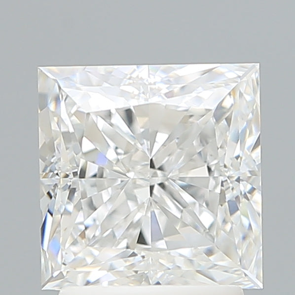 2.60 Carat Princess Shaped, Excellent Cut, E Color, VS1 Clarity, IGI Certified Lab Grown Diamond