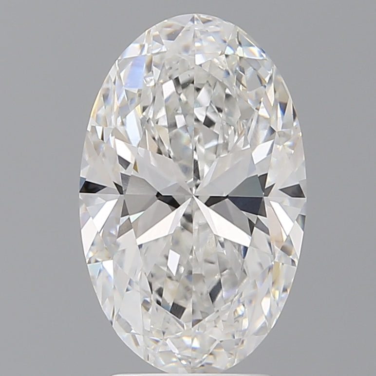 3.57 Carat Oval Shaped, Ideal Cut, E Color, VVS2 Clarity, IGI Certified Lab Grown Diamond