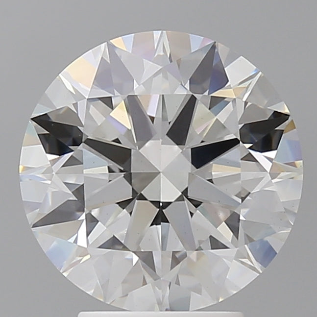 4.06 Carat Round Shaped, Ideal Cut, F Color, VS1 Clarity, IGI Certified Lab Grown Diamond