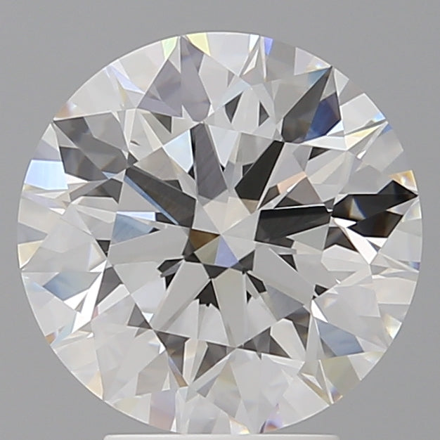 4.10 Carat Round Shaped, Ideal Cut, E Color, VVS2 Clarity, IGI Certified Lab Grown Diamond