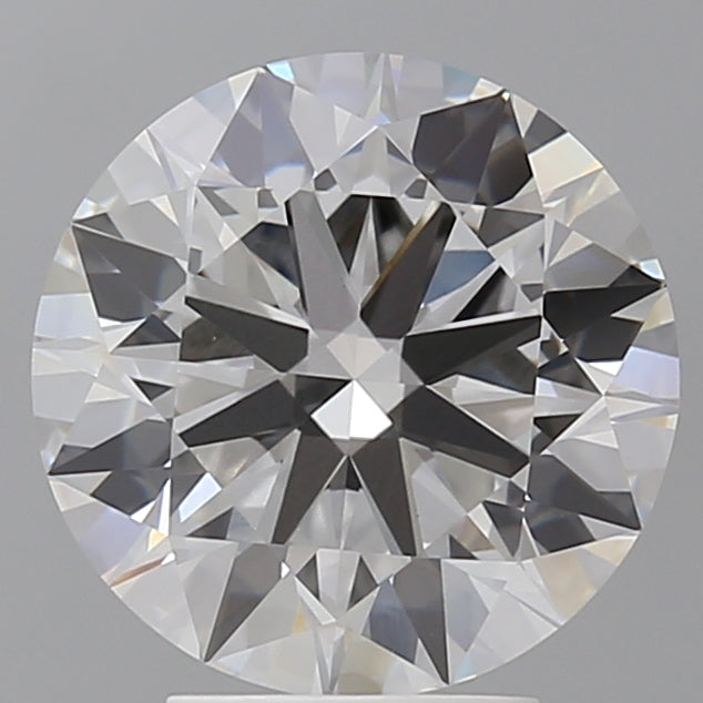 4.08 Carat Round Shaped, Ideal Cut, E Color, VVS2 Clarity, IGI Certified Lab Grown Diamond