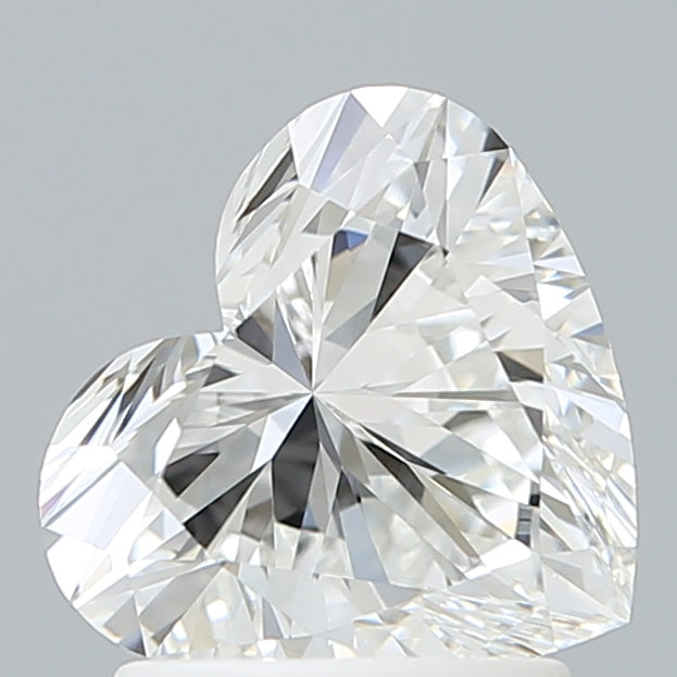 1.60 Carat Heart Shaped, Ideal Cut, E Color, VVS1 Clarity, IGI Certified Lab Grown Diamond