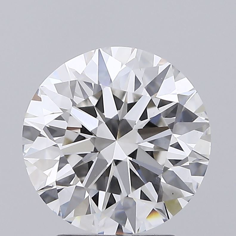 3.04 Carat Round Shaped, Ideal Cut, G Color, VS1 Clarity, IGI Certified Lab Grown Diamond