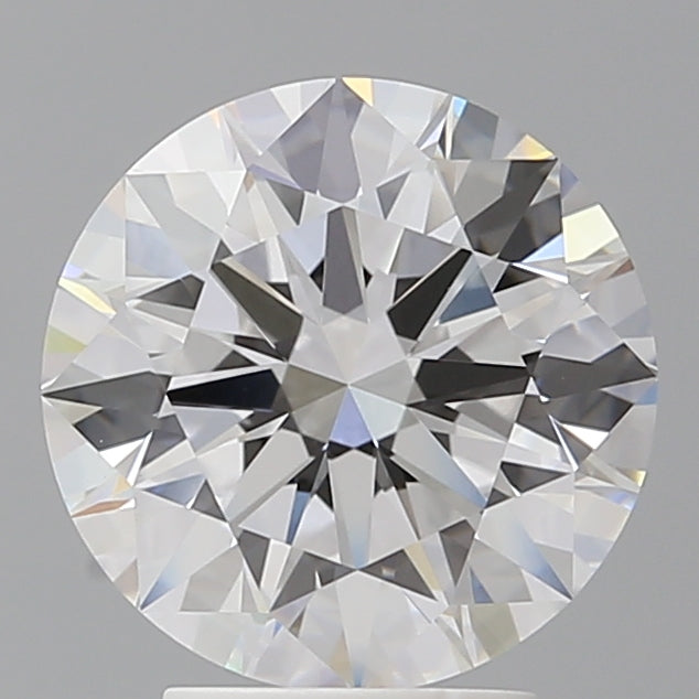 3.55 Carat Round Shaped, Ideal Cut, E Color, VVS2 Clarity, IGI Certified Lab Grown Diamond