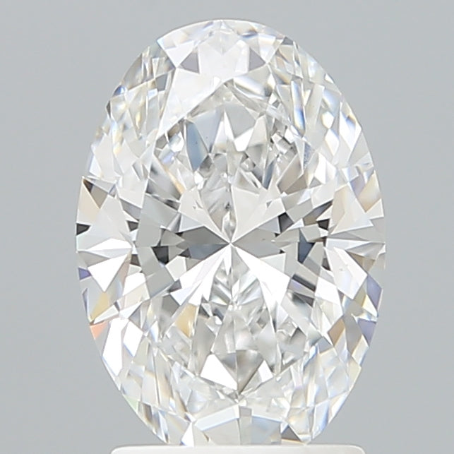 2.10 Carat Oval Shaped, Ideal Cut, D Color, VS1 Clarity, IGI Certified Lab Grown Diamond