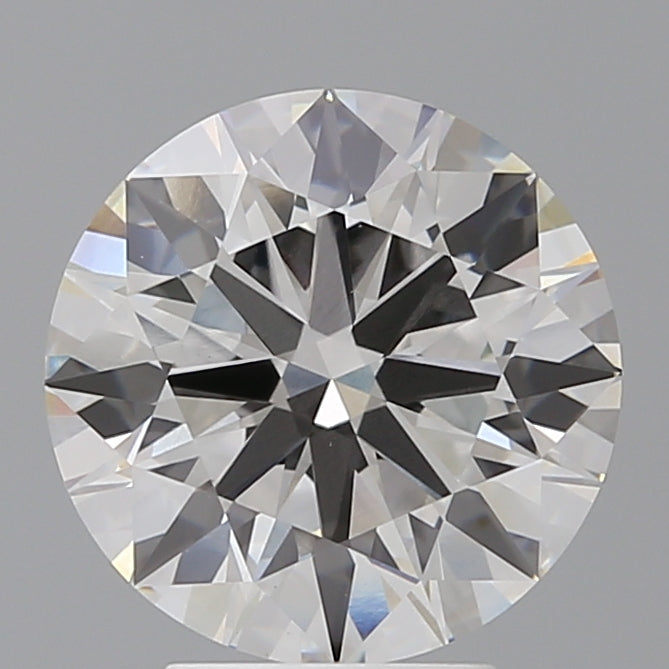 4.02 Carat Round Shaped, Ideal Cut, F Color, VVS2 Clarity, IGI Certified Lab Grown Diamond