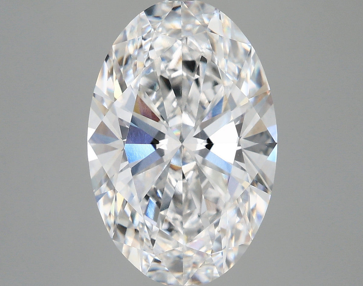 5.06 Carat Oval Shaped, Very Good Cut, D Color, VS1 Clarity, IGI Certified Lab Grown Diamond