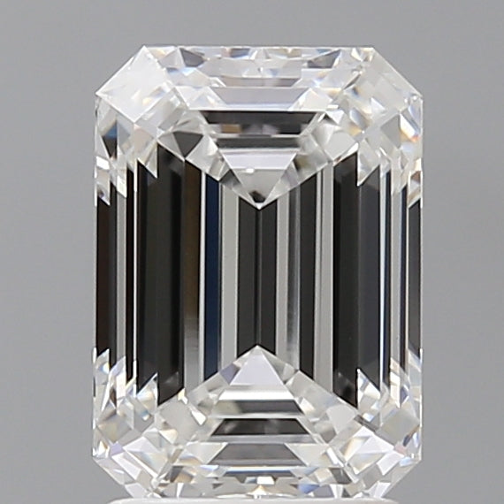 2.58 Carat Emerald Shaped, Ideal Cut, E Color, VS1 Clarity, IGI Certified Lab Grown Diamond