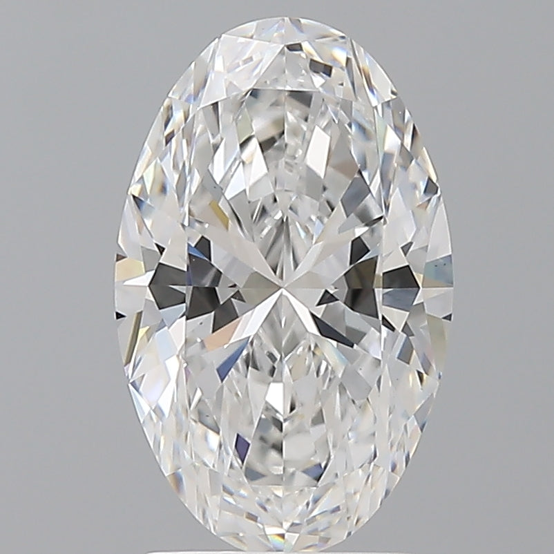 2.56 Carat Oval Shaped, Ideal Cut, D Color, VS1 Clarity, IGI Certified Lab Grown Diamond