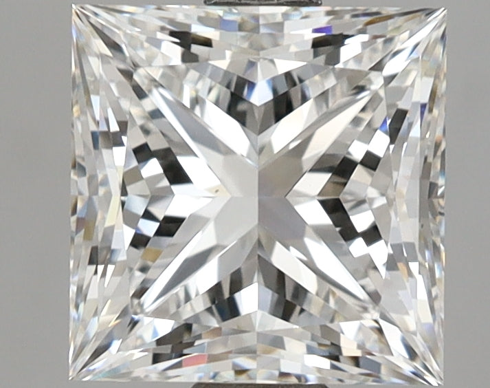 2.69 Carat Princess Shaped, Ideal Cut, E Color, VS1 Clarity, IGI Certified Lab Grown Diamond