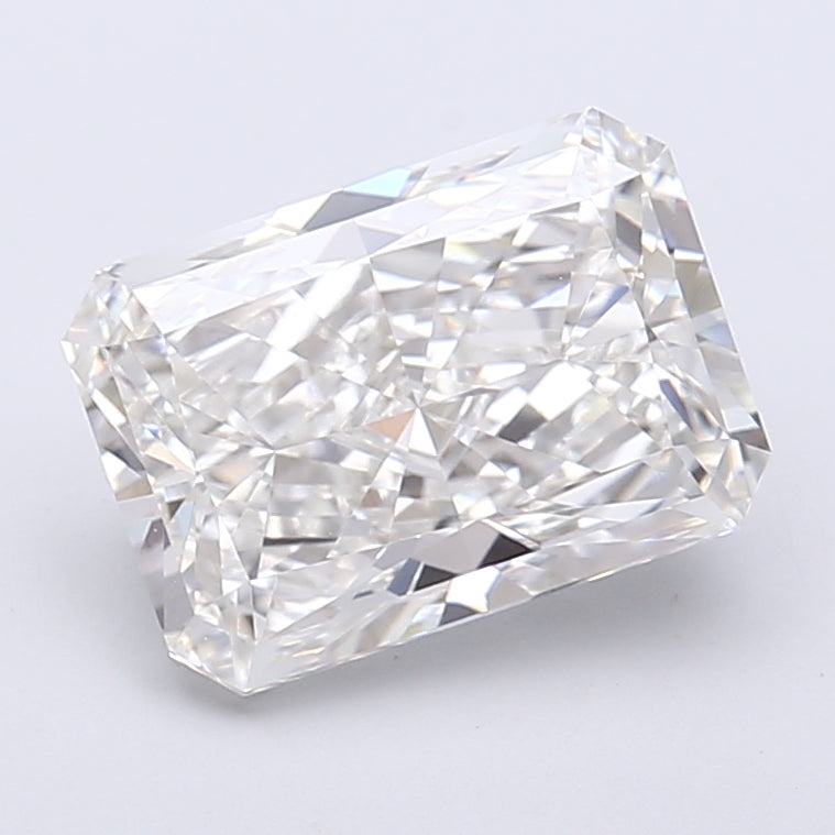 3.32 Carat Radiant Shaped, Very Good Cut, F Color, VVS2 Clarity, IGI Certified Lab Grown Diamond