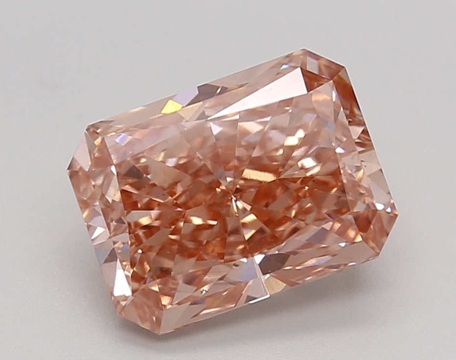 2.79 Carat Radiant Shaped, Ideal Cut, VS1 Clarity, IGI Certified Lab Grown Diamond