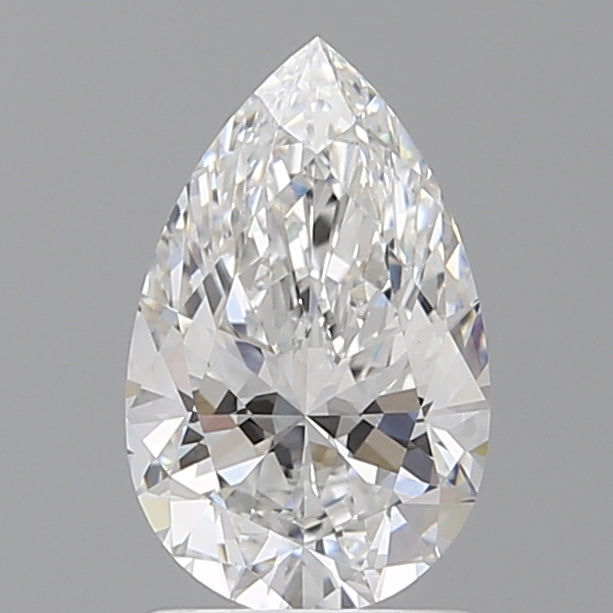 1.59 Carat Pear Shaped, Ideal Cut, E Color, VVS2 Clarity, IGI Certified Lab Grown Diamond