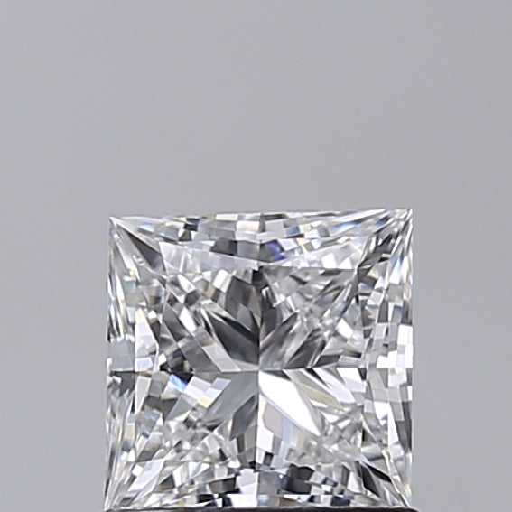 1.02 Carat Princess Shaped, Very Good Cut, D Color, VVS2 Clarity, IGI Certified Lab Grown Diamond