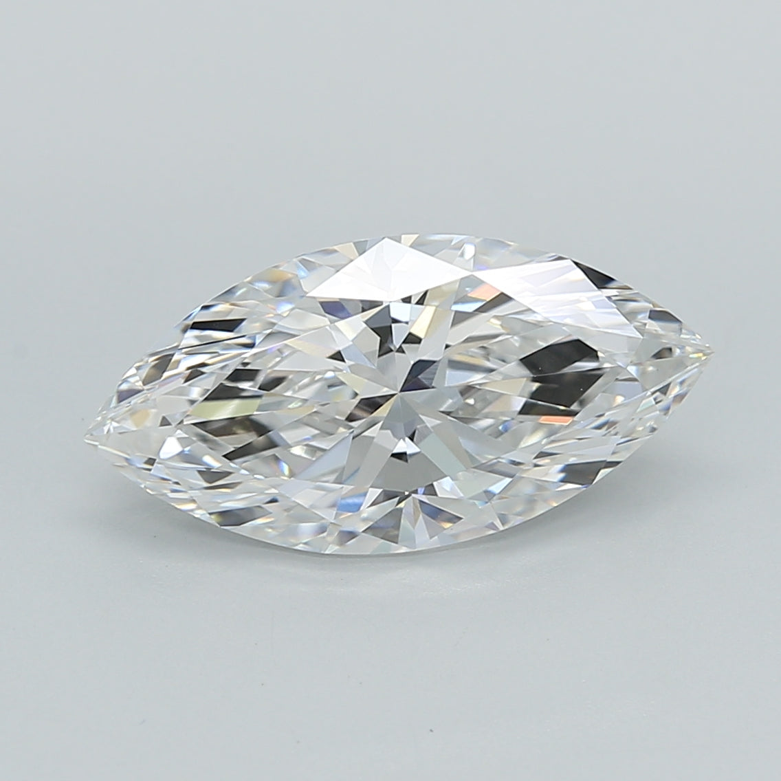 2.54 Carat Marquise Shaped, Ideal Cut, E Color, VVS2 Clarity, IGI Certified Lab Grown Diamond