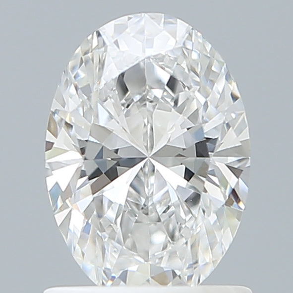 1.07 Carat Oval Shaped, Ideal Cut, D Color, VVS2 Clarity, IGI Certified Lab Grown Diamond