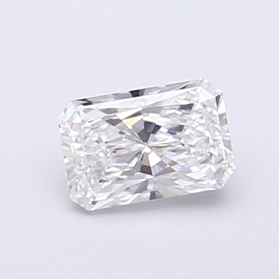 0.57 Carat Radiant Shaped, Very Good Cut, D Color, VS1 Clarity, IGI Certified Lab Grown Diamond