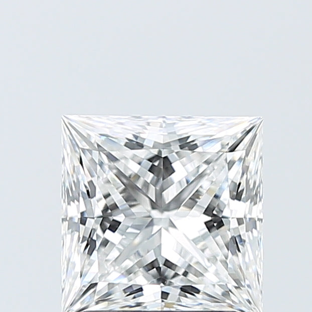 2.05 Carat Princess Shaped, Ideal Cut, D Color, VVS2 Clarity, IGI Certified Lab Grown Diamond