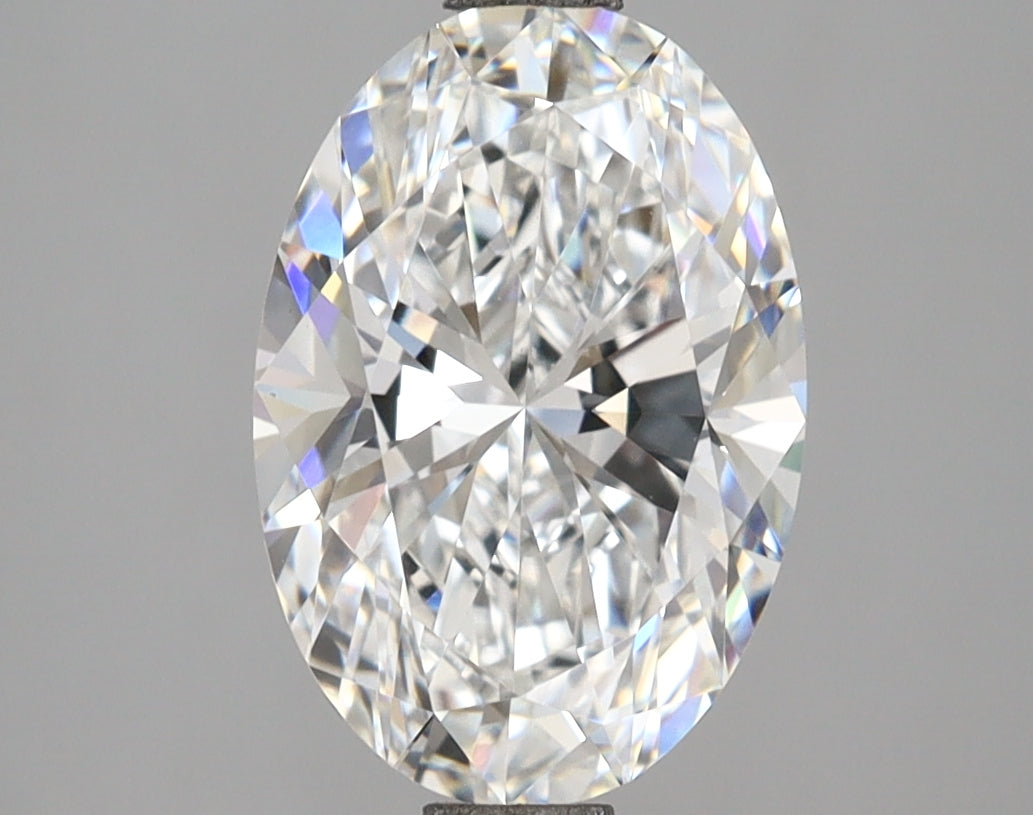2.55 Carat Oval Shaped, Ideal Cut, E Color, VS1 Clarity, IGI Certified Lab Grown Diamond