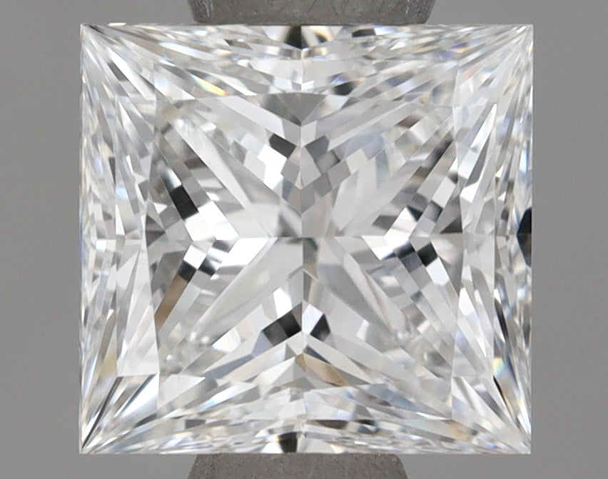 1.04 Carat Princess Shaped, Ideal Cut, E Color, VVS1 Clarity, IGI Certified Lab Grown Diamond