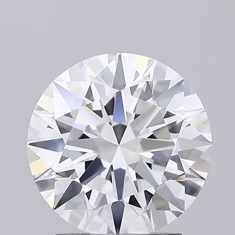 2.24 Carat Round Shaped, Ideal Cut, D Color, VVS2 Clarity, IGI Certified Lab Grown Diamond