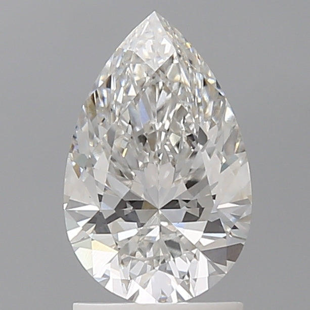 1.60 Carat Pear Shaped, Ideal Cut, E Color, VVS2 Clarity, IGI Certified Lab Grown Diamond