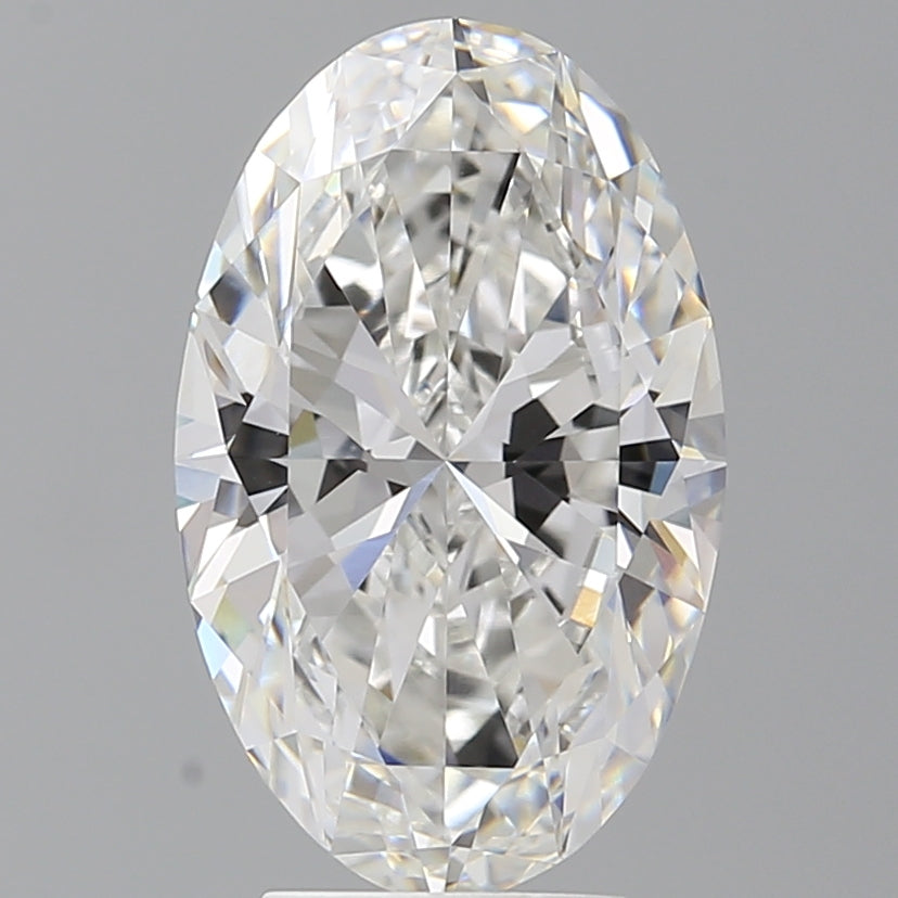 4.50 Carat Oval Shaped, Ideal Cut, E Color, VVS2 Clarity, IGI Certified Lab Grown Diamond