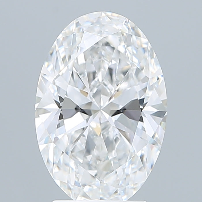3.10 Carat Oval Shaped, Ideal Cut, D Color, VVS2 Clarity, IGI Certified Lab Grown Diamond