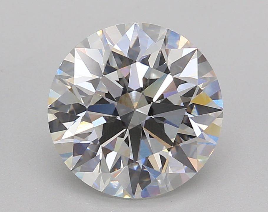 3.02 Carat Round Shaped, Ideal Cut, E Color, VVS2 Clarity, IGI Certified Lab Grown Diamond