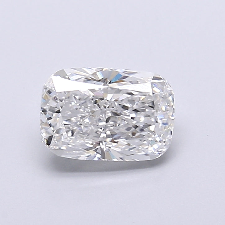 1.63 Carat Cushion Shaped, Very Good Cut, D Color, VVS2 Clarity, IGI Certified Lab Grown Diamond
