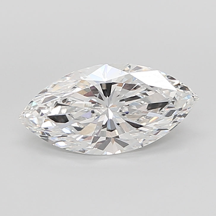 5.03 Carat Marquise Shaped, Ideal Cut, E Color, VVS2 Clarity, IGI Certified Lab Grown Diamond