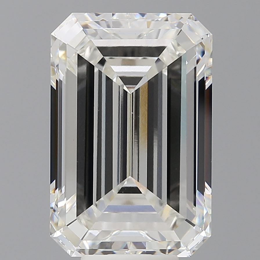 9.52 Carat Emerald Shaped, Excellent Cut, F Color, VS1 Clarity, IGI Certified Lab Grown Diamond