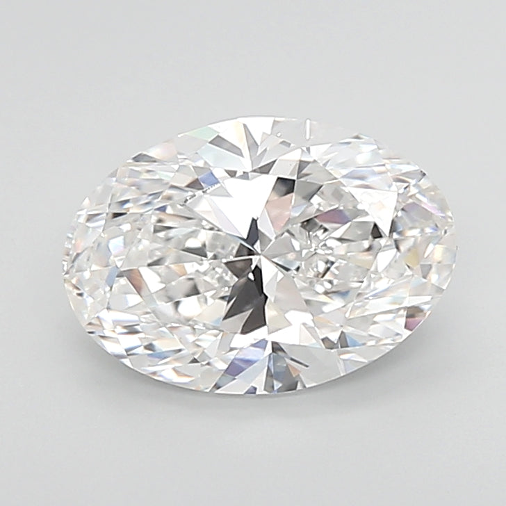 4.00 Carat Oval Shaped, Ideal Cut, E Color, VVS2 Clarity, IGI Certified Lab Grown Diamond