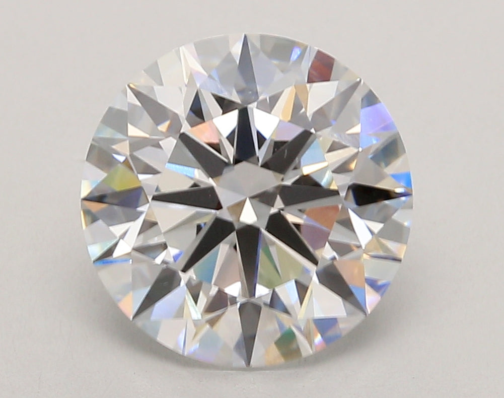 5.02 Carat Round Shaped, Ideal Cut, E Color, VVS2 Clarity, IGI Certified Lab Grown Diamond